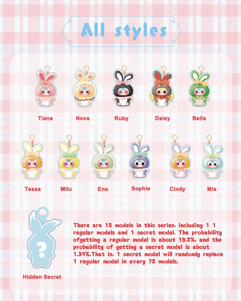 Baby Three V2 Lily Rabbit Town Plush Series Blind Box