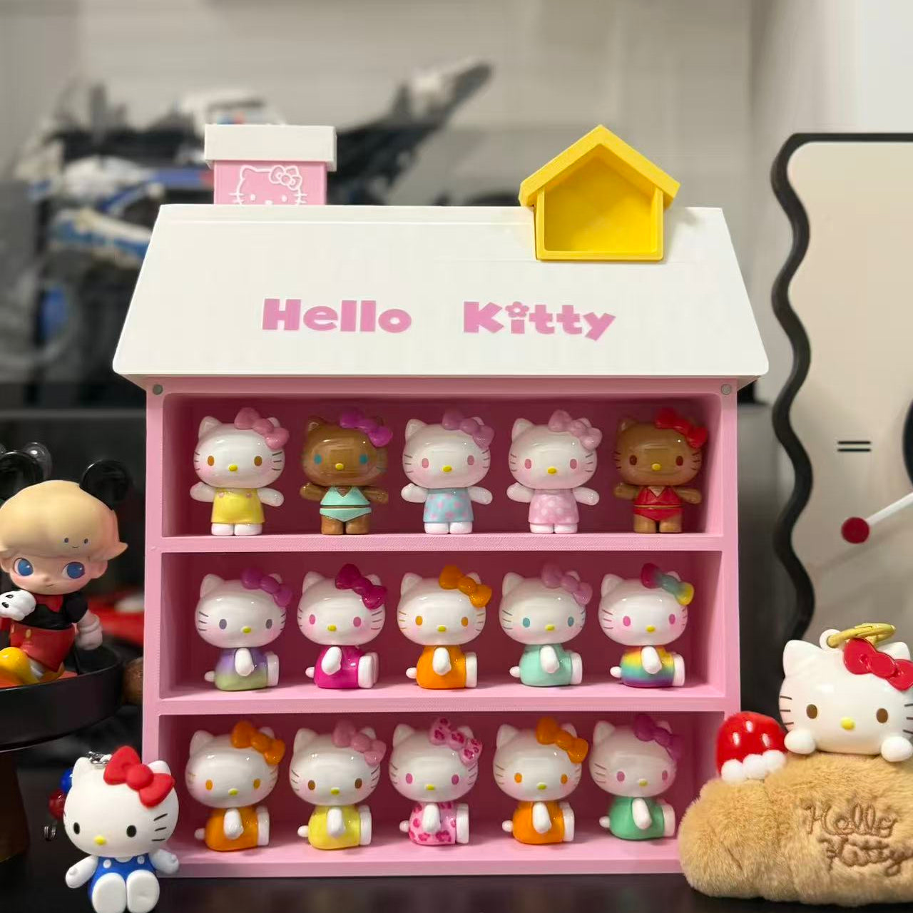 Hello Kitty Summer Rainbow Candy Series Cute Mini Figurines