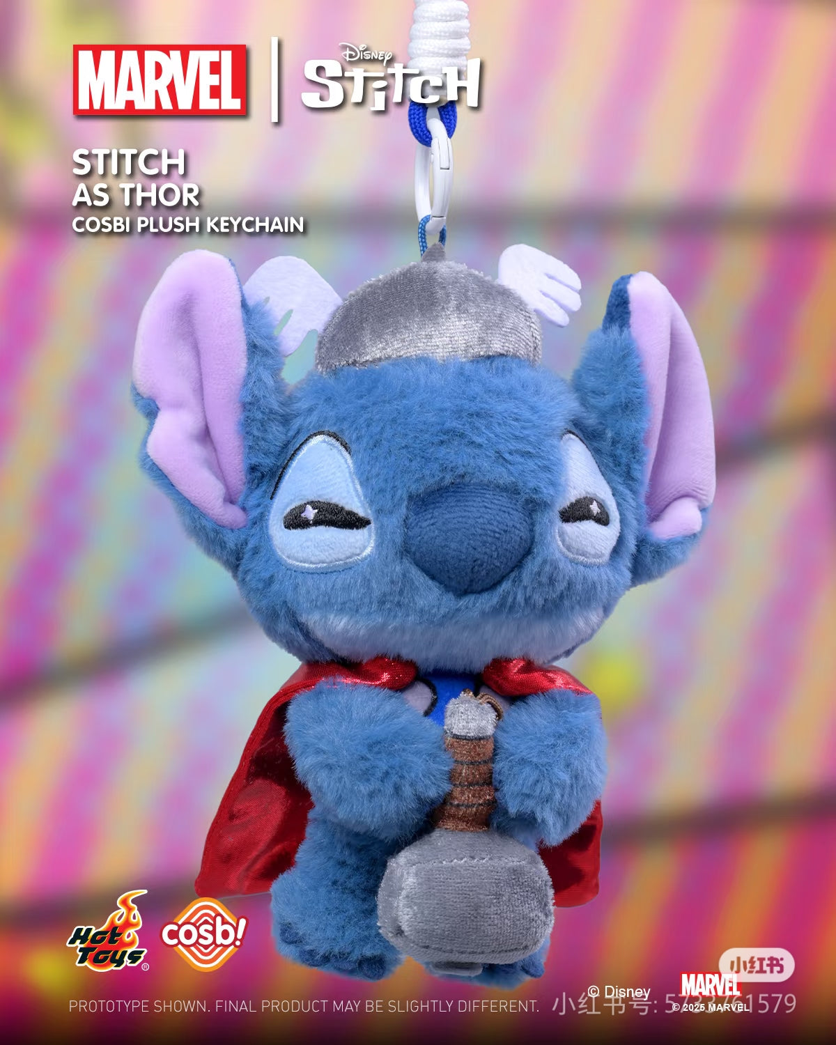 STITCH MV Cosbi Plush Keychain Series Blind Box