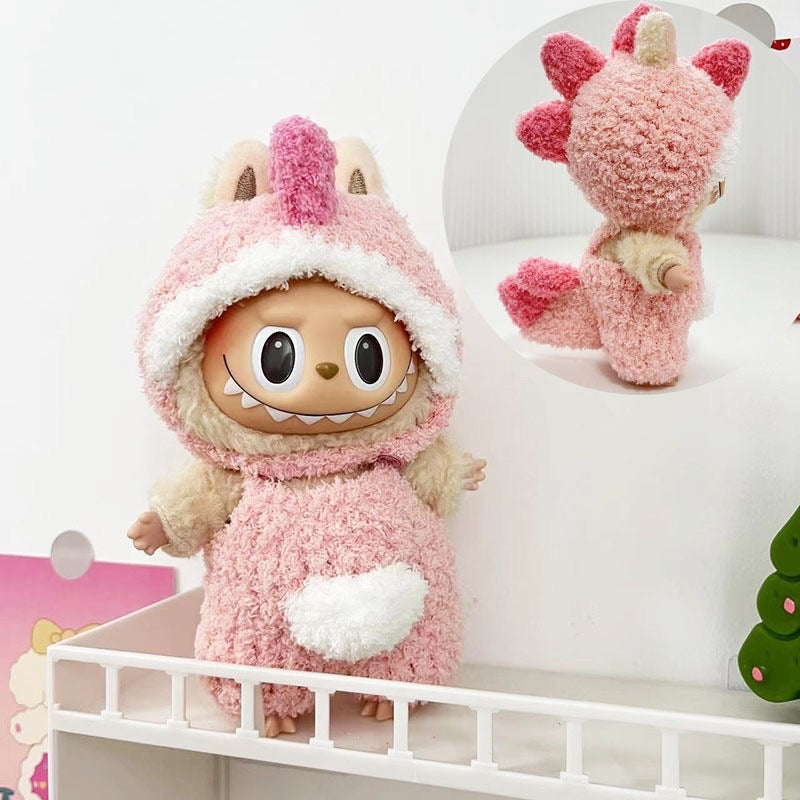 POP MART LABUBU The Monsters Plush Doll cute Replacing Clothes Set No Toys