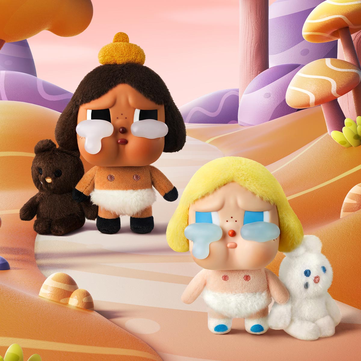 POP MART Crybaby Crying Again Plush Series Toy Blind Box Confirmed Figure Gift