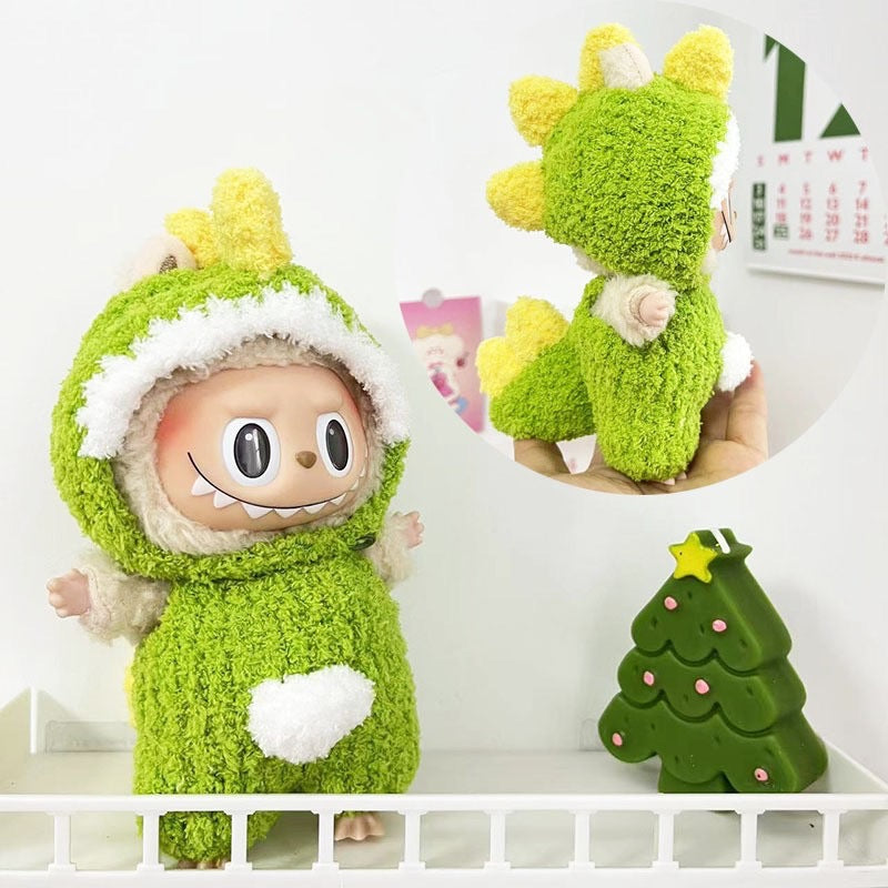 POP MART LABUBU The Monsters Plush Doll cute Replacing Clothes Set No Toys