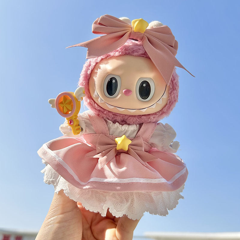 POP MART LABUBU The Monsters Plush Doll cute Replacing Clothes Set No Toys