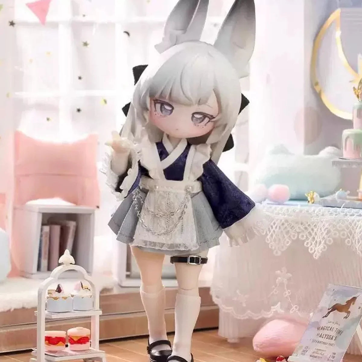 Inedible Doll Moon Jumping Time Bunny Series BJD Blind Box