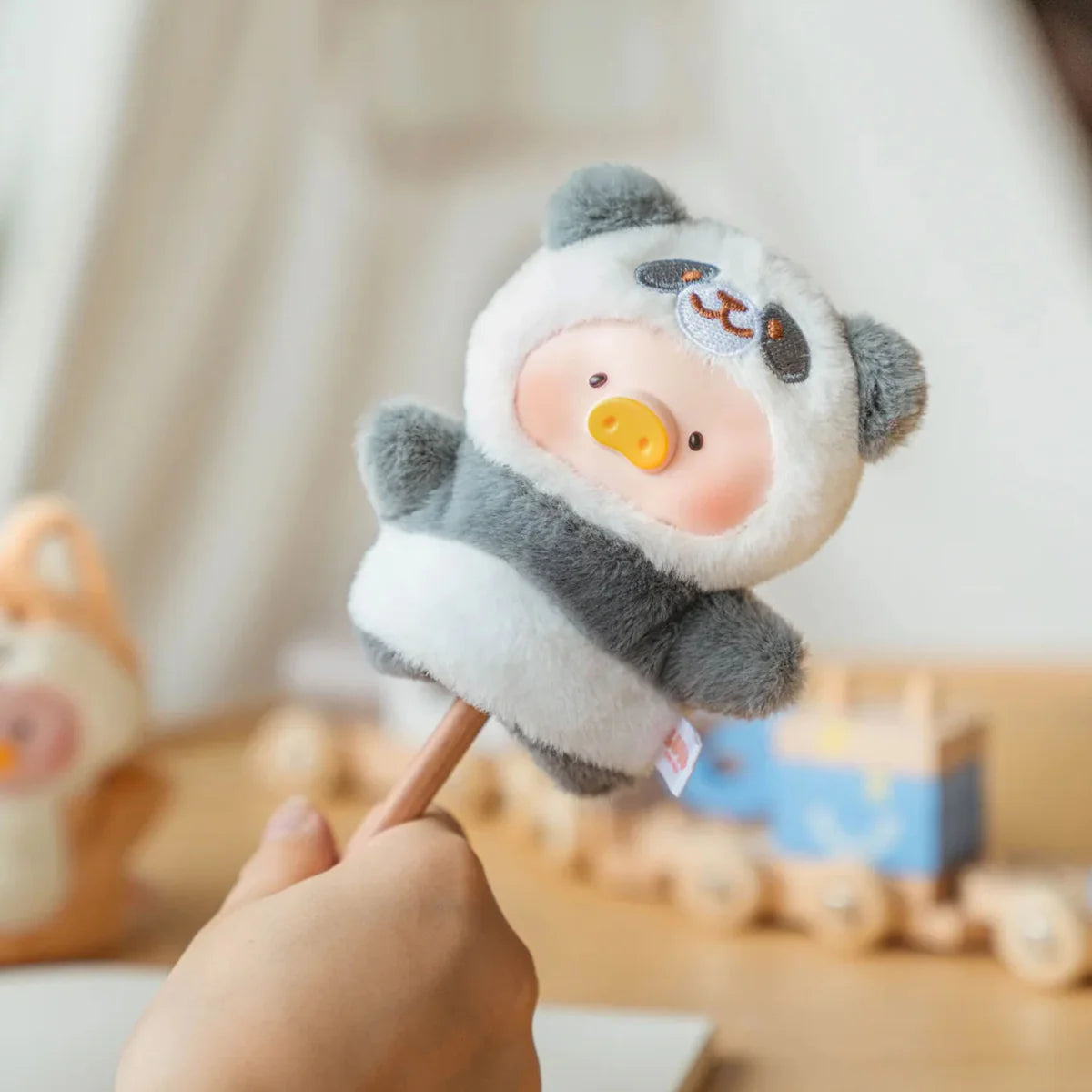 LULU THE PIGGY Animal Party Puppet Show Plush Series Blind Box