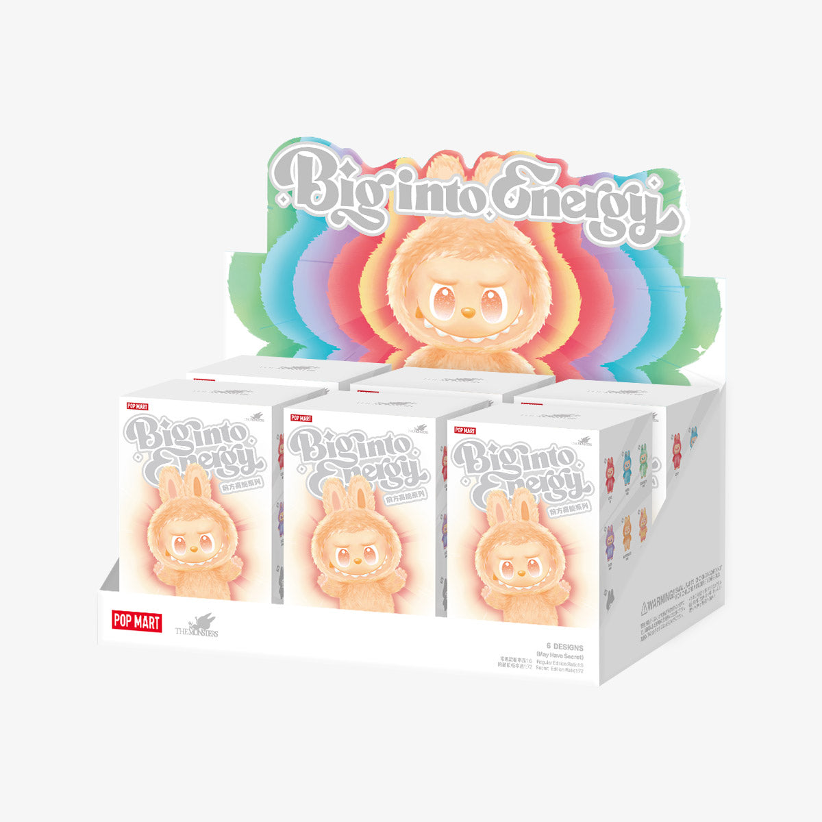 Labubu V3 Big into Energy Series-Vinyl Plush Pendant Blind Box