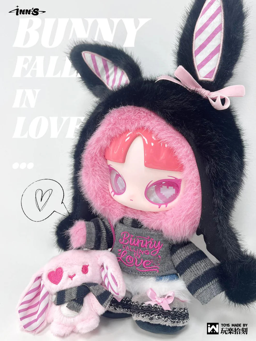 Limited INN'S 520 Bunny Falling in LOVE Plush Dolls