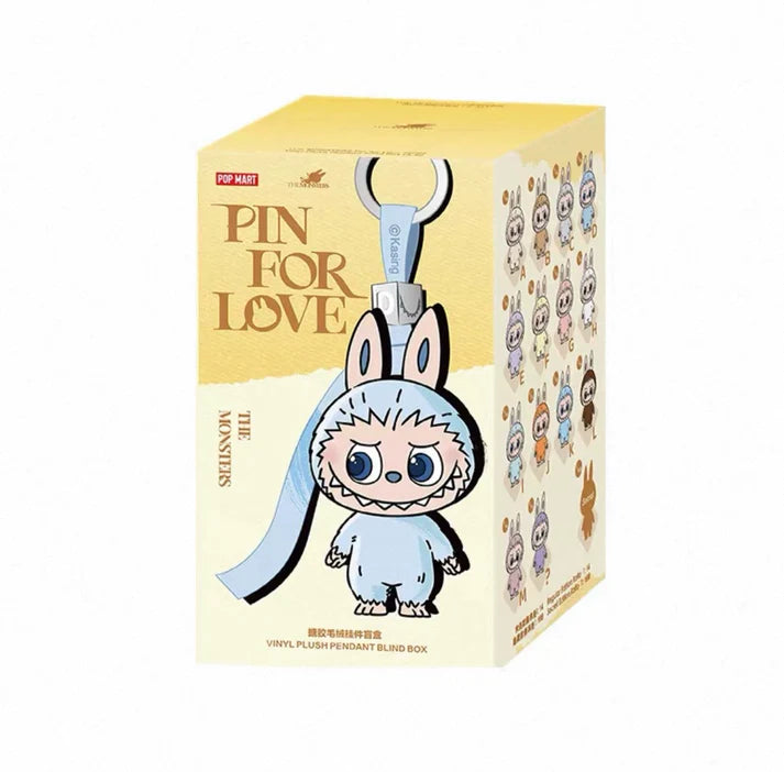 LABUBU V4 Mini Plush Keychain - Heart Code Series (PRE-ORDER!!!!3-5DAYS)