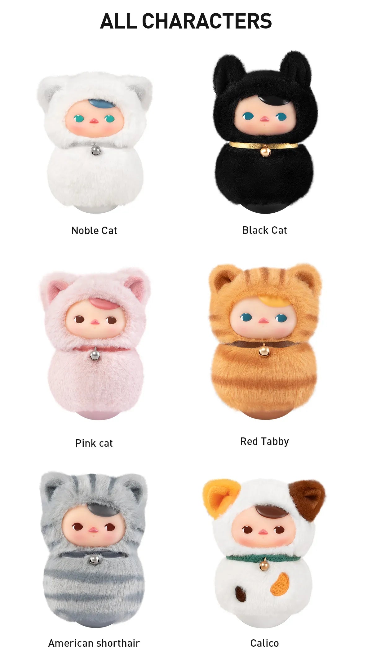 PUCKY Roly-Poly Kitty Series-Vinyl Plush Blind Box