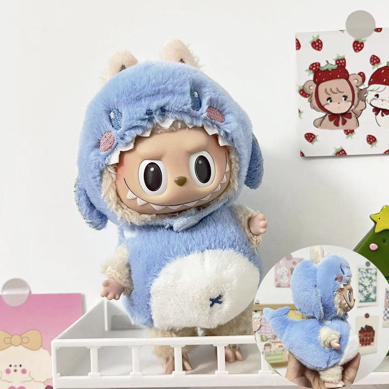 POP MART LABUBU The Monsters Plush Doll cute Replacing Clothes Set No Toys