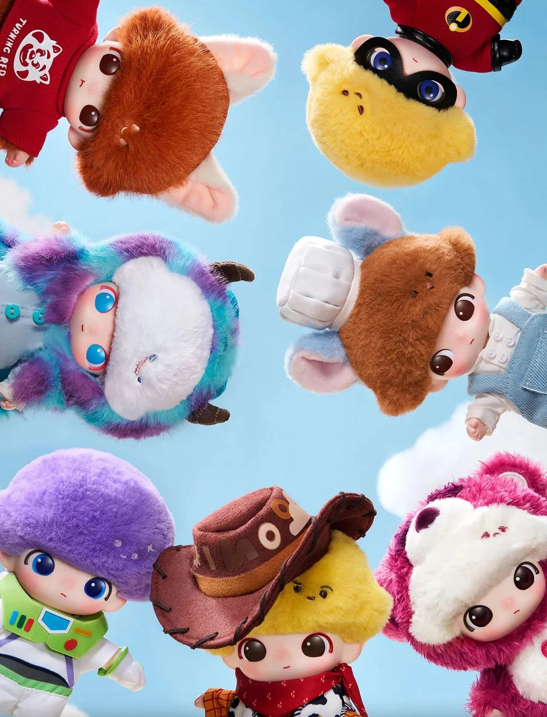 POP MART Dimoo World x Pixar plush blind box figures, the hero of DidaPop's new arrivals this week