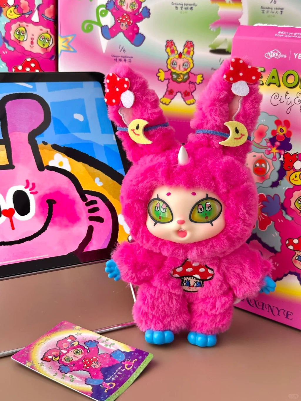 YEAOHUA Xxinye Urban Elf Serise Vinyl Plush Blind Box