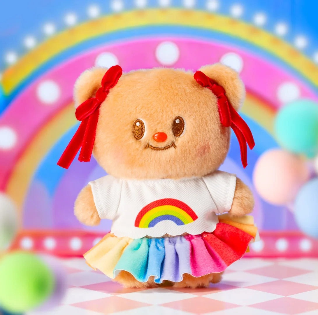 Thai Butter Bear Version 2 Plush Keychain | Kawaii Collectible Charm