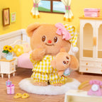 Thai Butter Bear Version 2 Plush Keychain | Kawaii Collectible Charm
