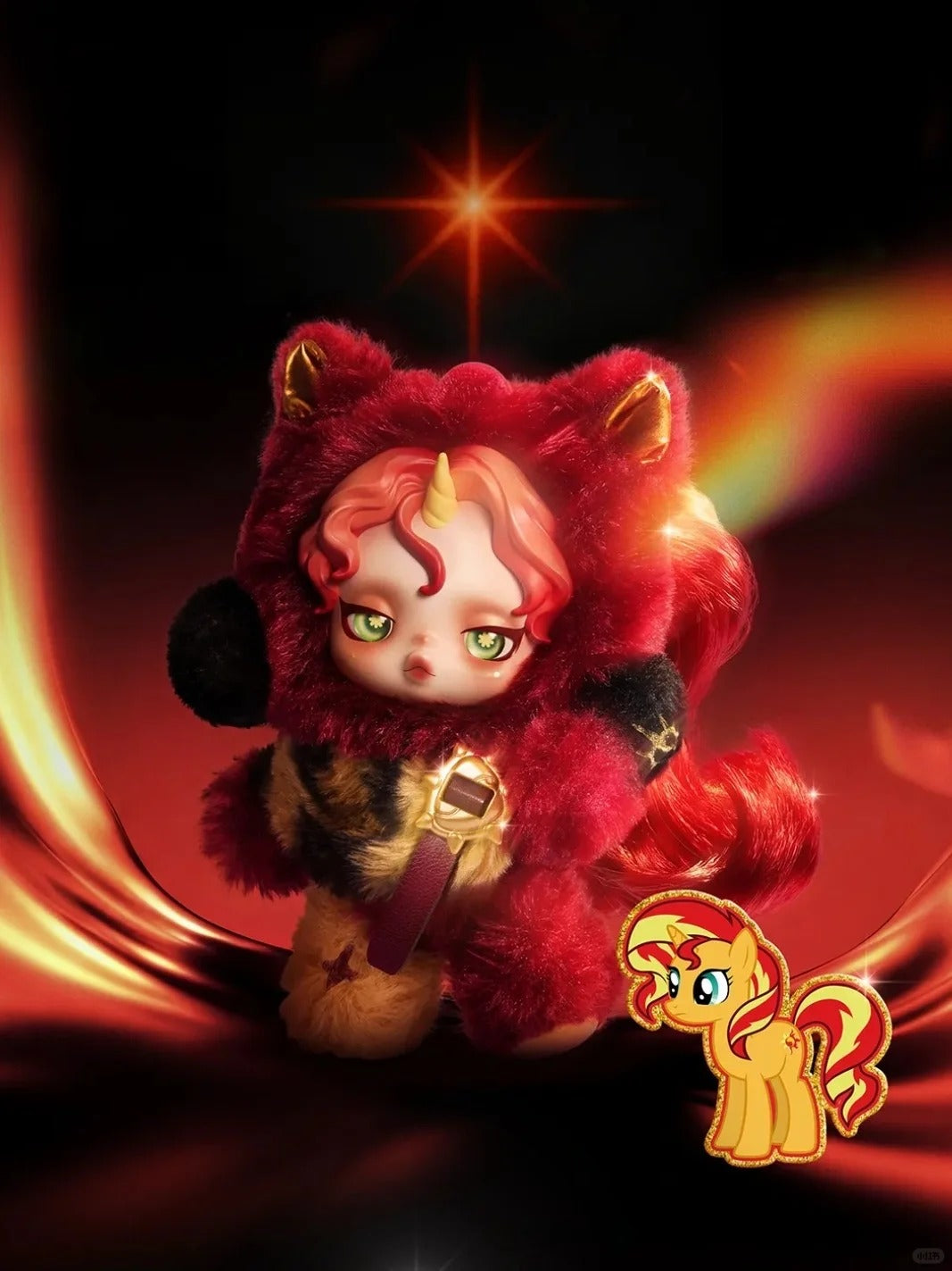 SKULLPANDA × My Little Pony Series Blind Box Plush Toy