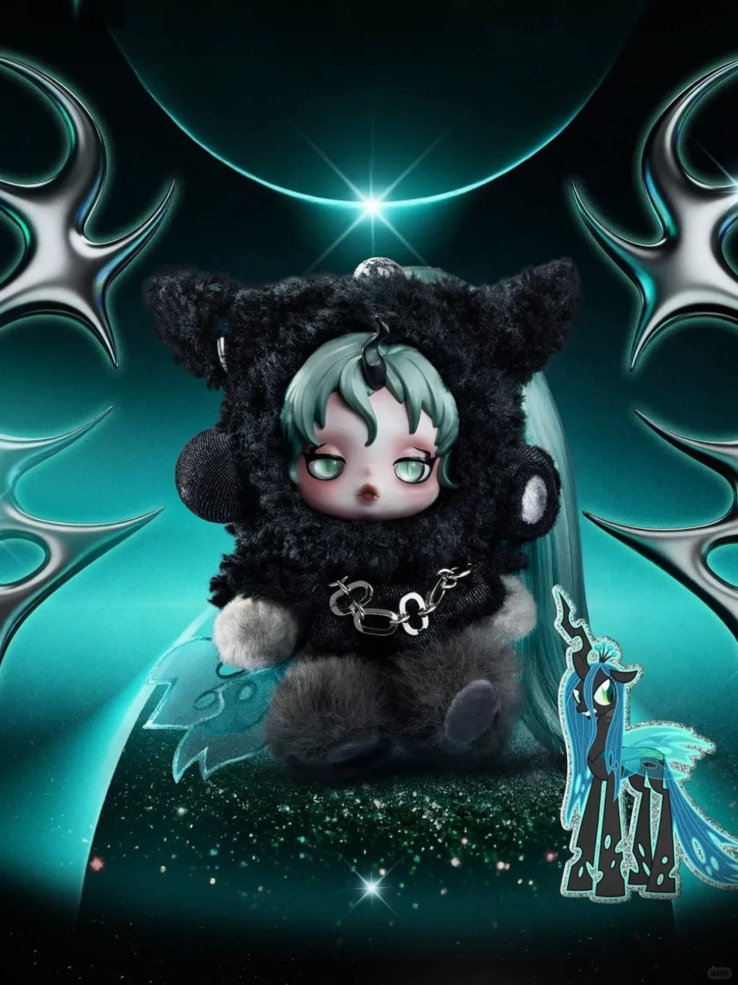 SKULLPANDA × My Little Pony Series Blind Box Plush Toy