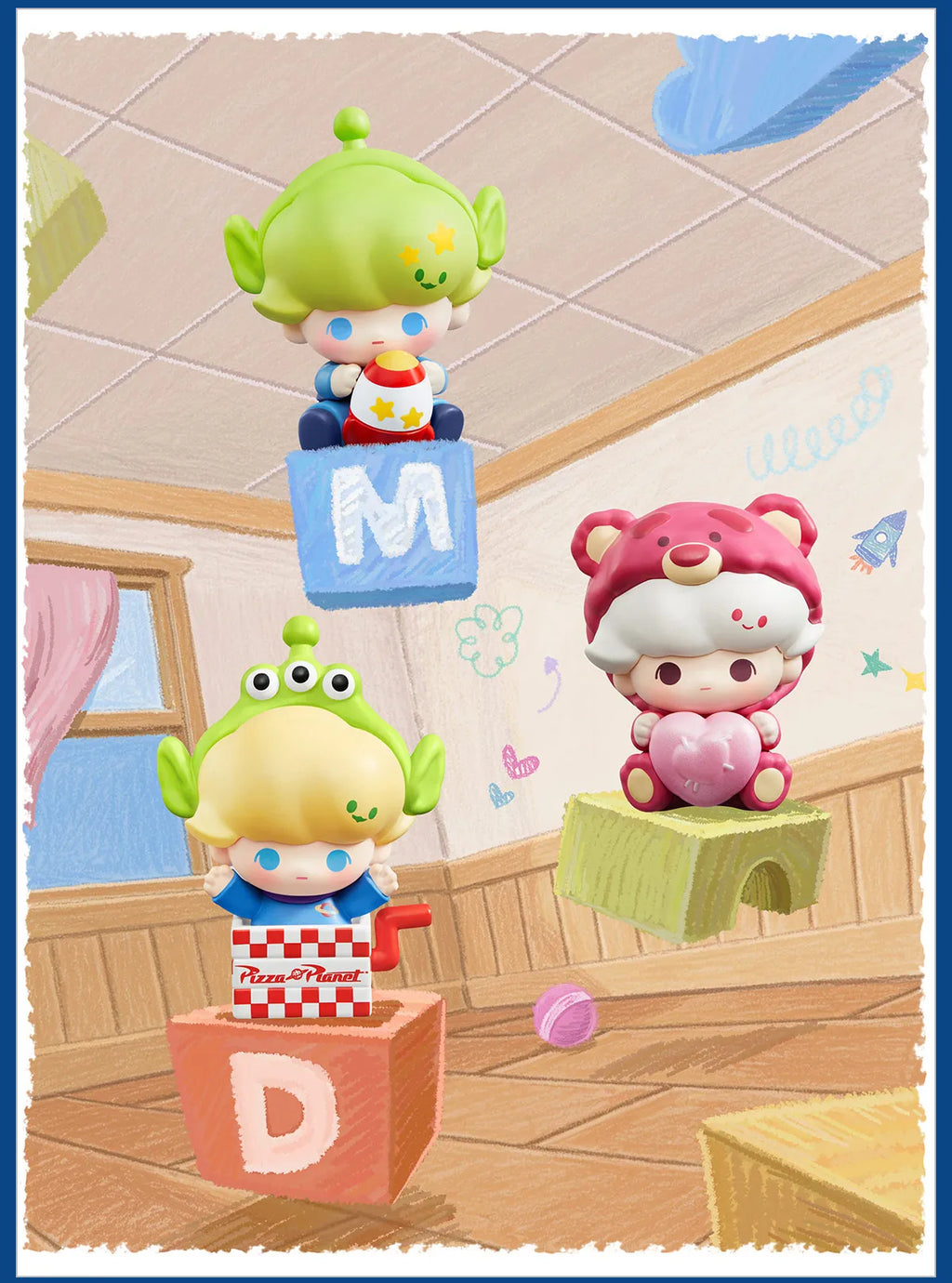POP BEAN DIMOO WORLD x Pixar Series Blind Box