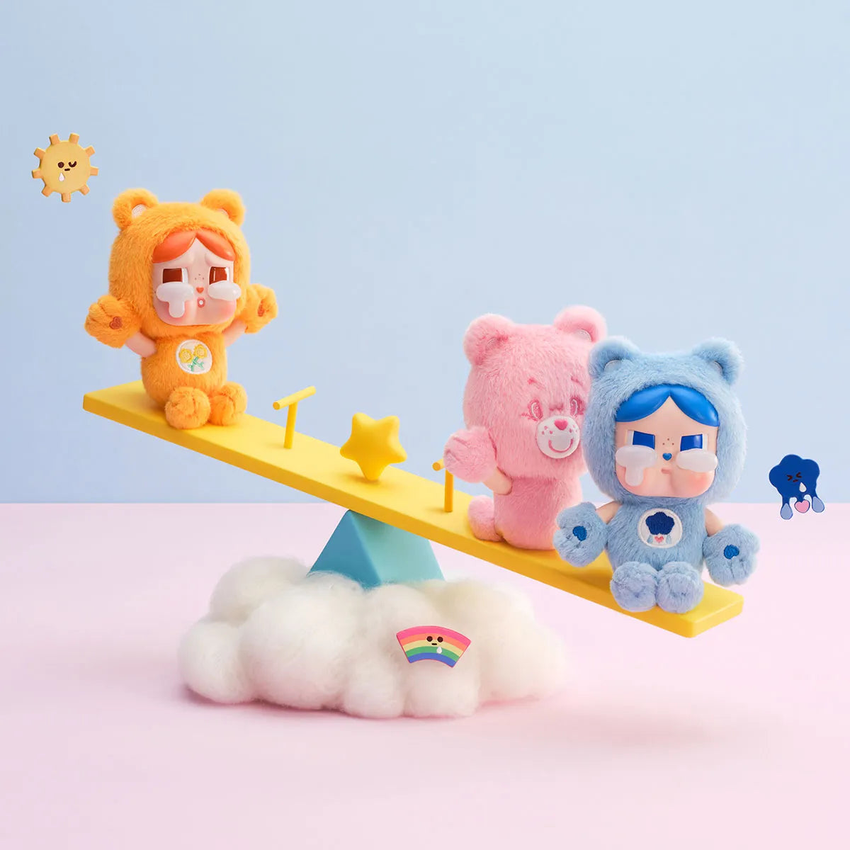 CRYBABY × Care Bears Series - Vinyl Plush Pendant Blind Box