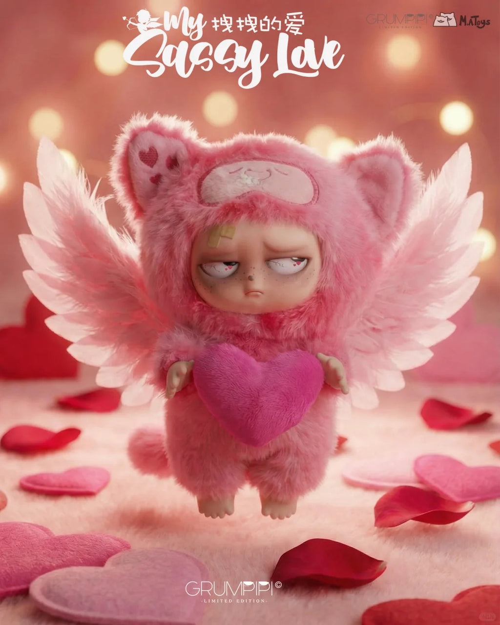 Grumpipi My Sassy Love Hanging Card keychain charm