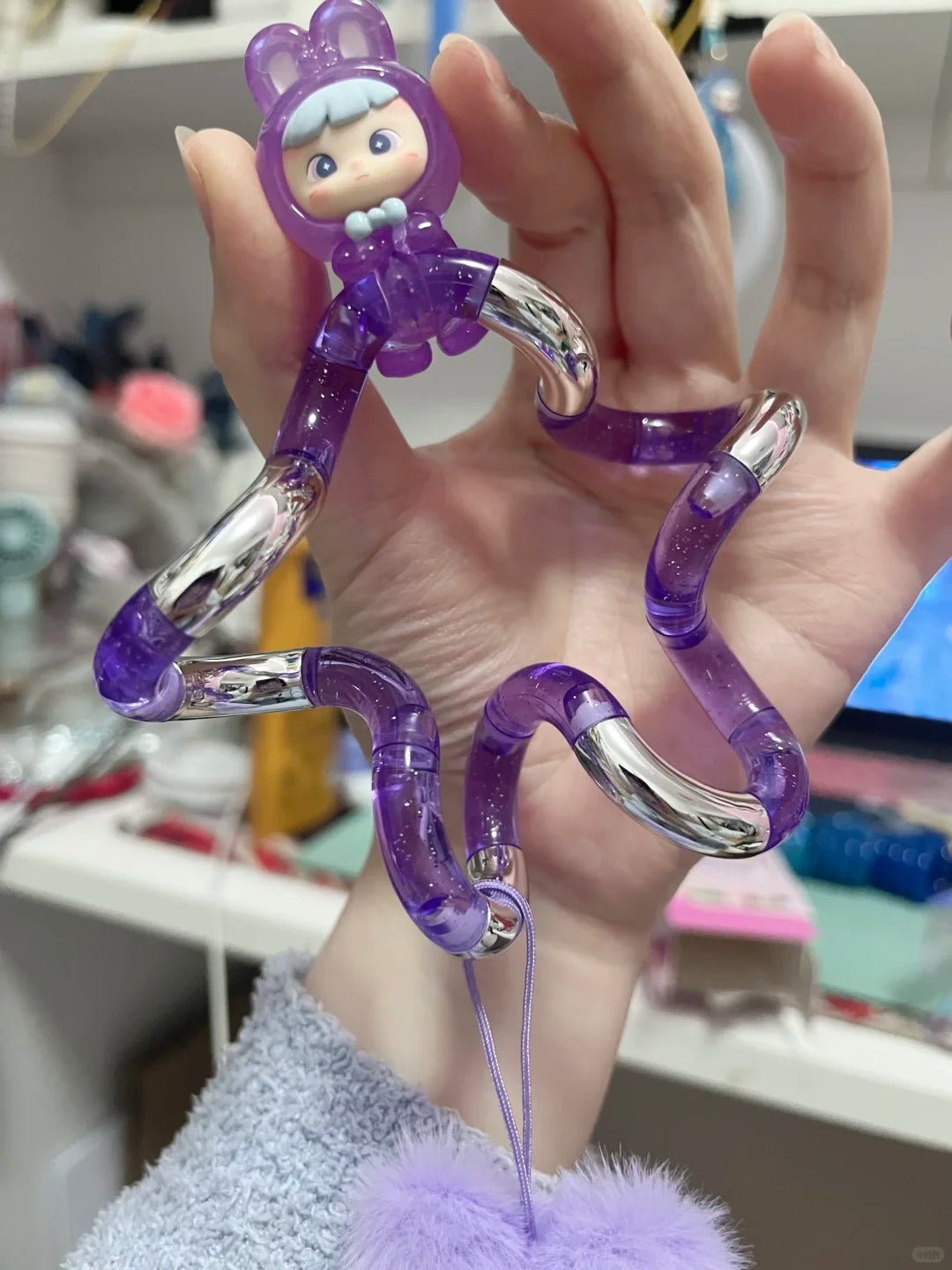 Tangle x Woo Collaboration Blind Box Phone & Keychain Charm Fidget Toy