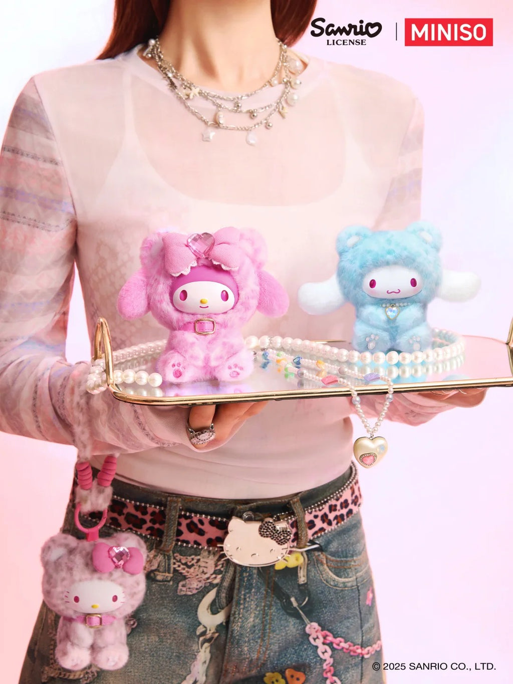 Sanrio Forest Animal Series Blind Box Charms | Kawaii Fluffy Mascot Keychains