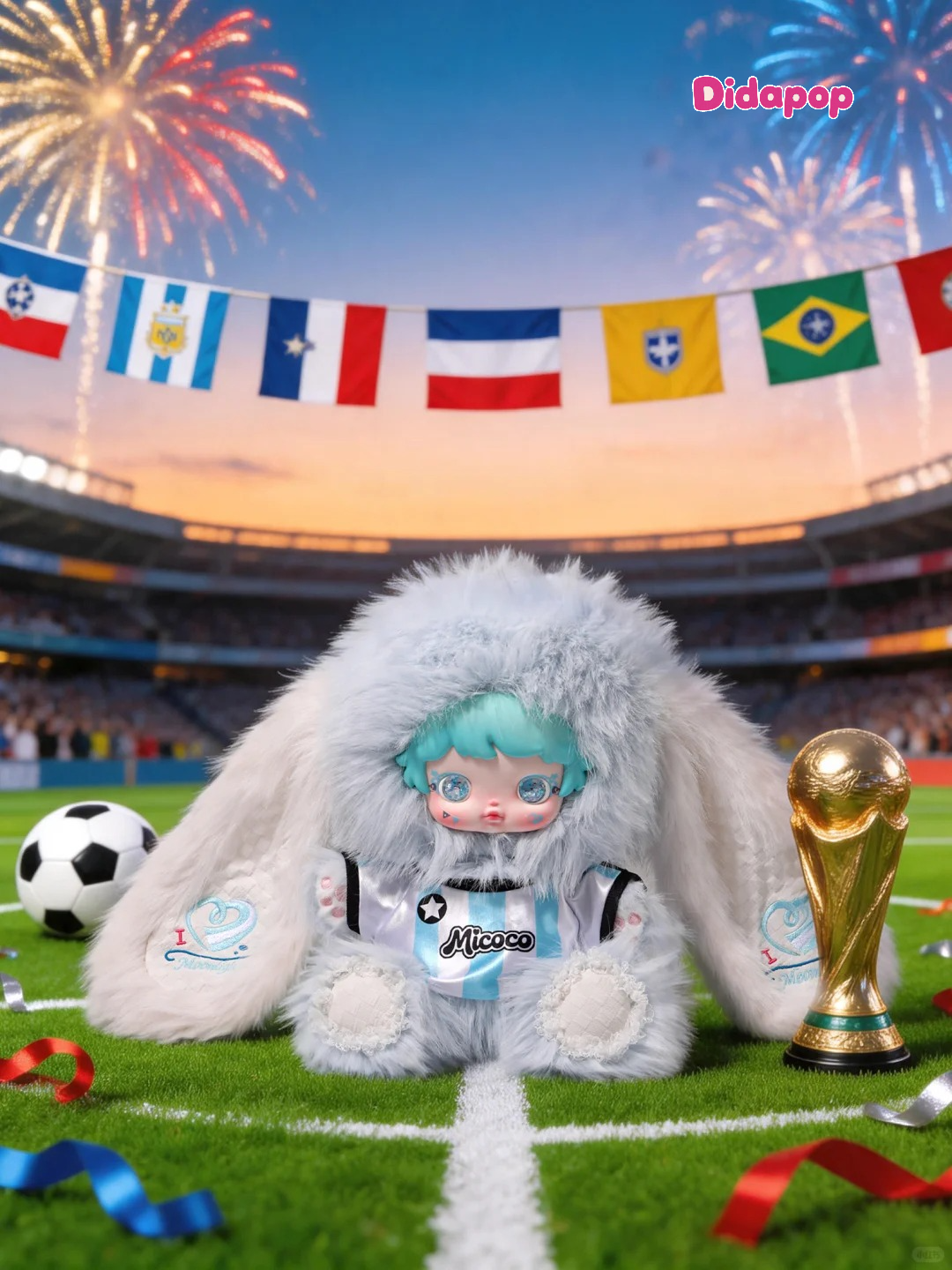 Micoco Football Beauty Series Plush Doll