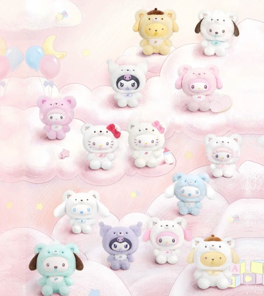 SANRIO Little Bear Planet Series Plush Blind Box
