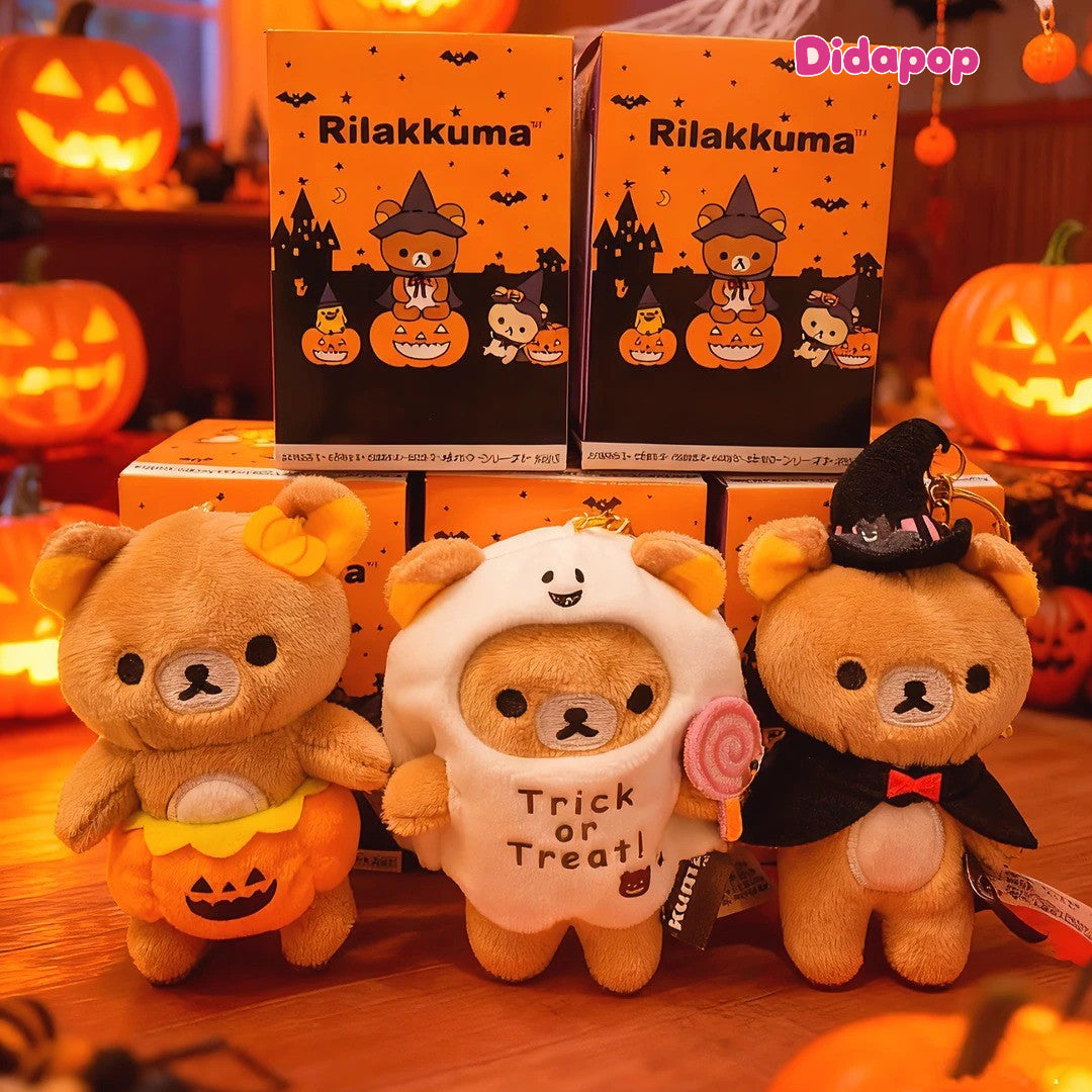 Rilakkuma Halloween Plush Charm Blind Box