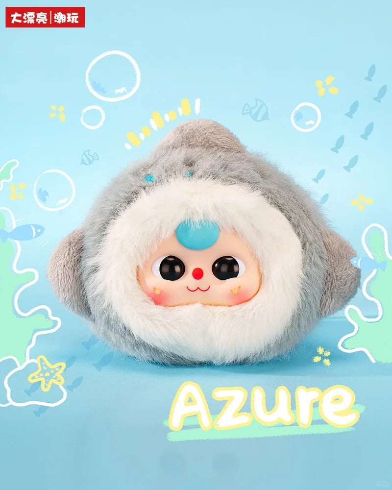 BabyThree Ocean Babies Version 2 Plush Keychain | Cute Collectible Charm