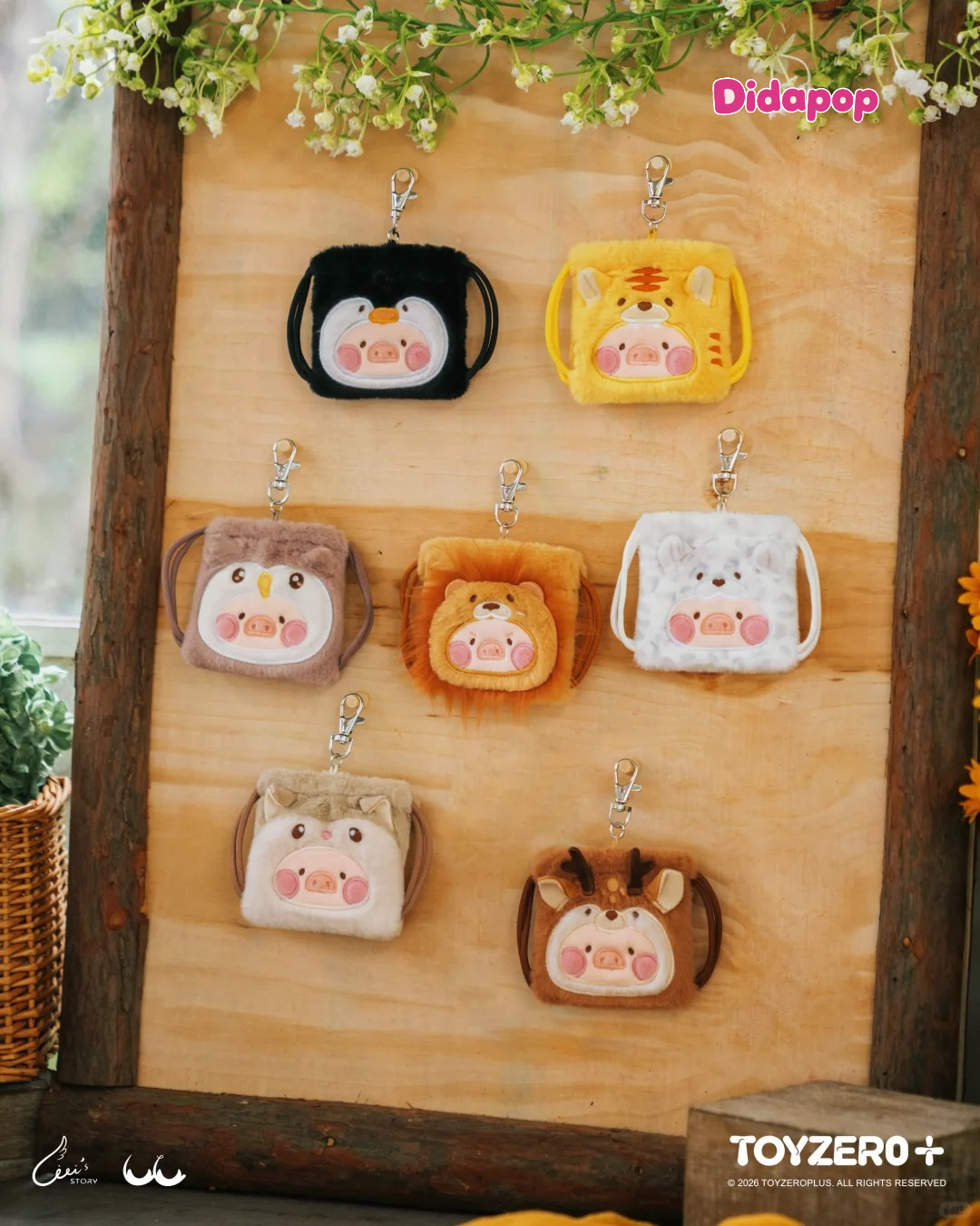 LULU THE PIGGY Plush Earphone Bag Series Blind Box