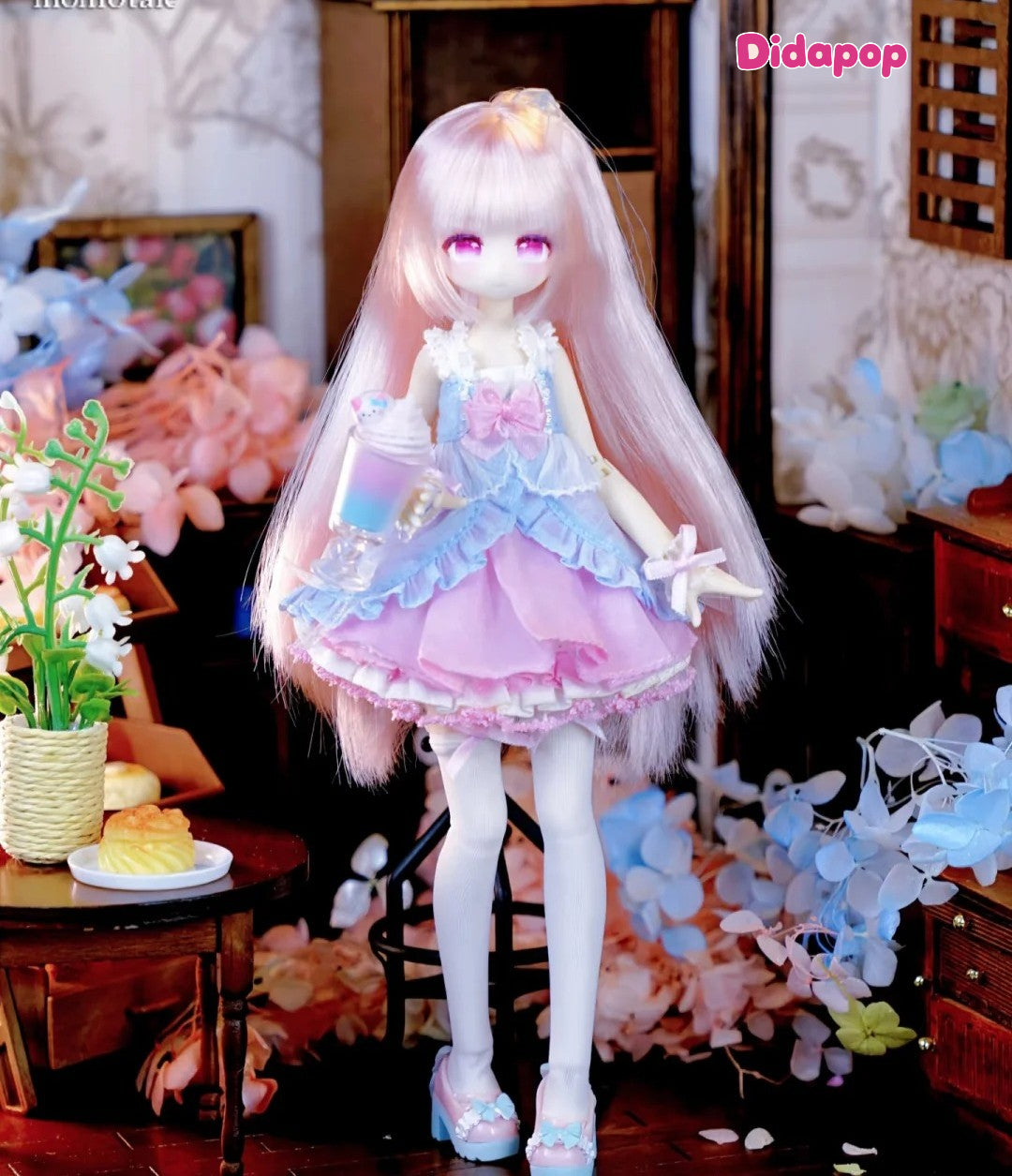 Momotale Four Seasons Tea House Story Series 1/8 Action Figure BJD Blind Box