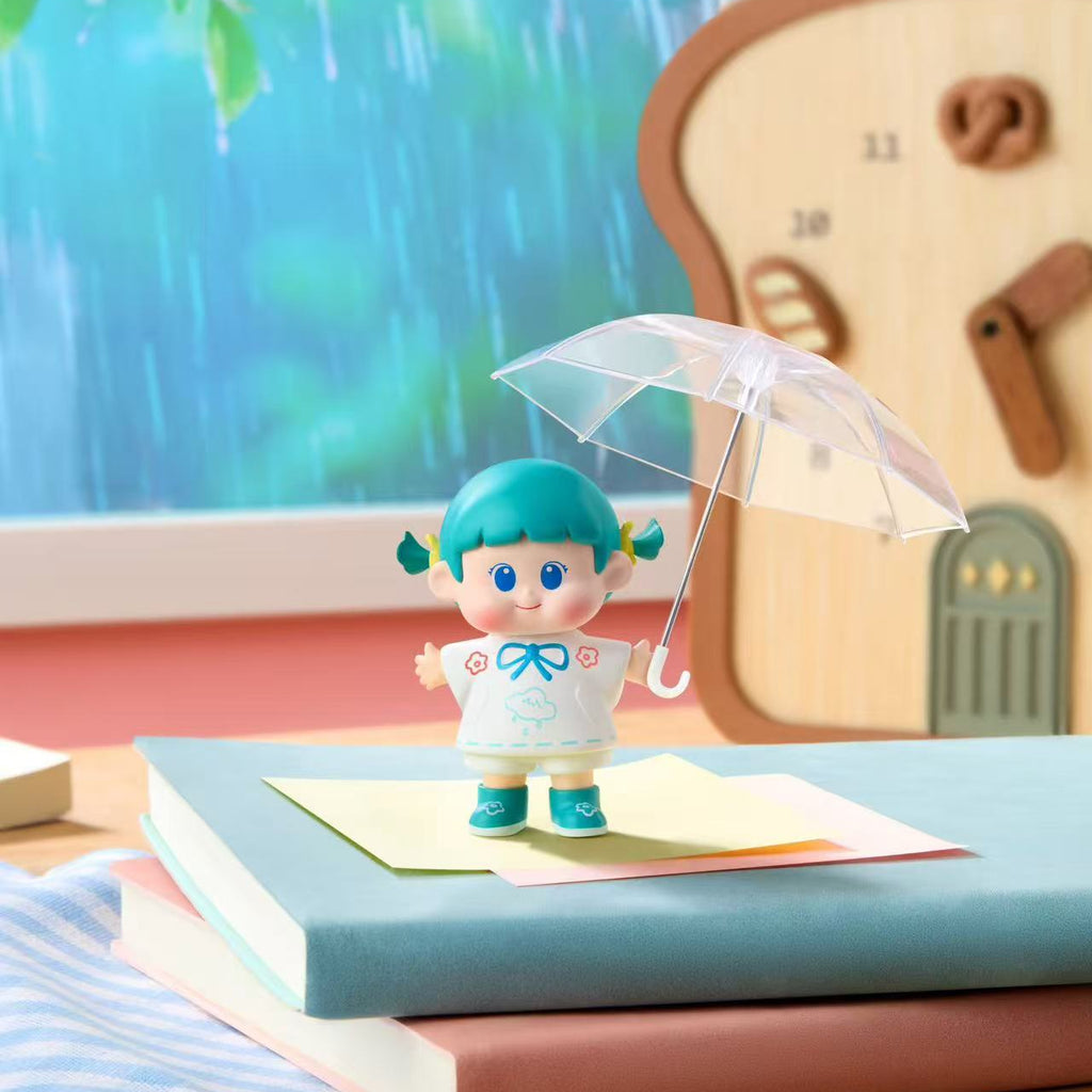 YUUNA Mini Figure Blind Box - Playful Raincoat Series for Decoration & Collection