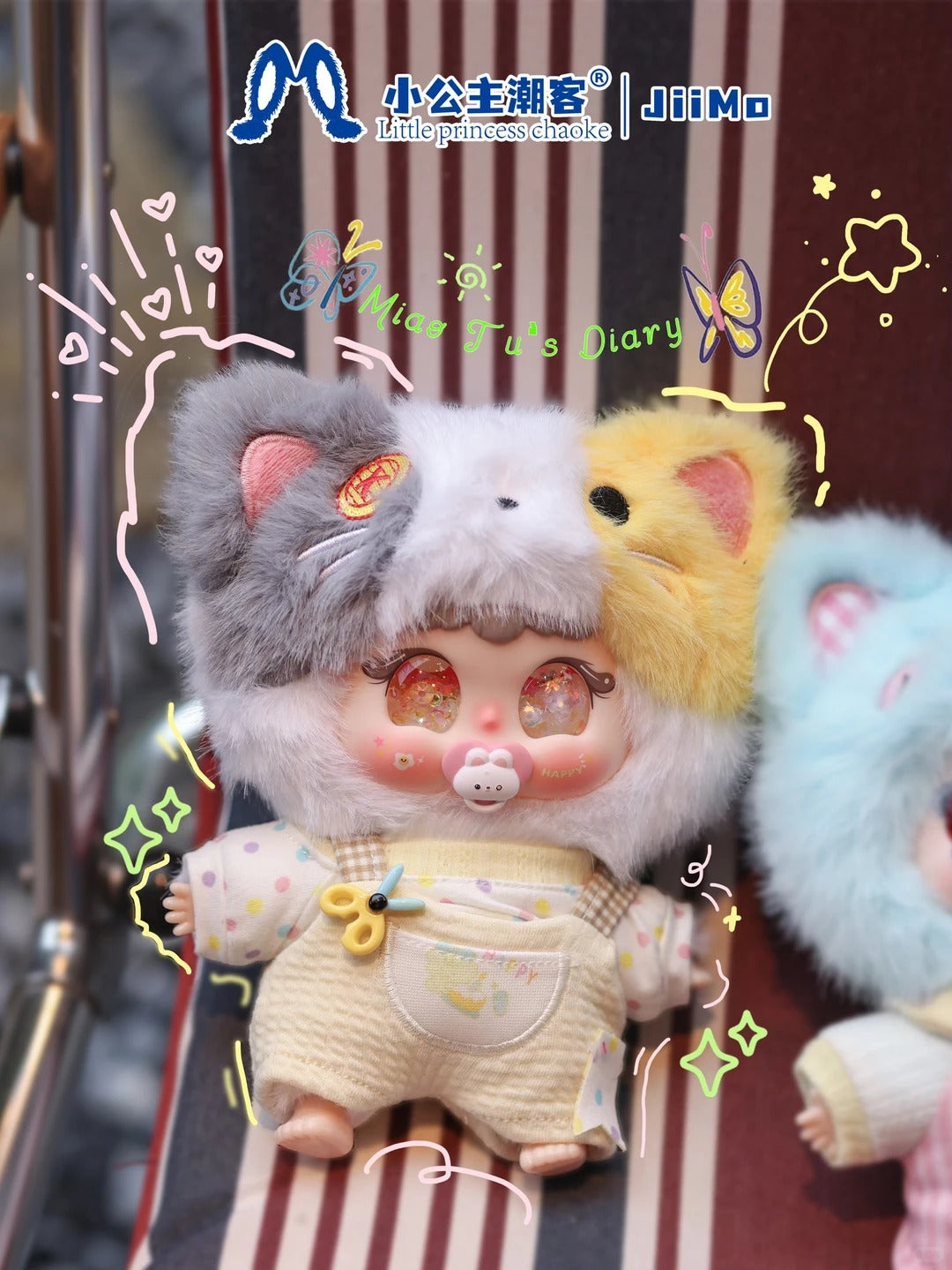 JIIMOO Kitty Bunny Diary Series Plush Blind Box