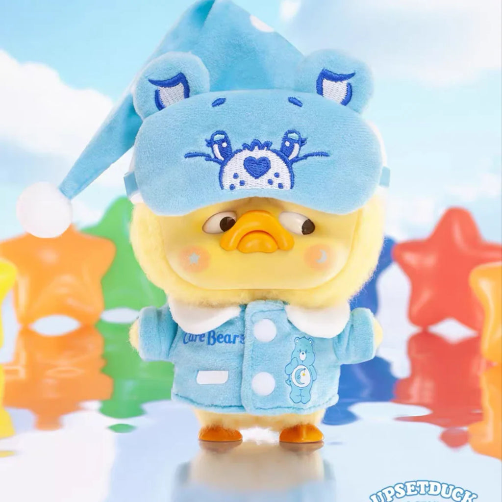 Upset Duck x Carebear Sleeping Bear Plush Doll Blind Box
