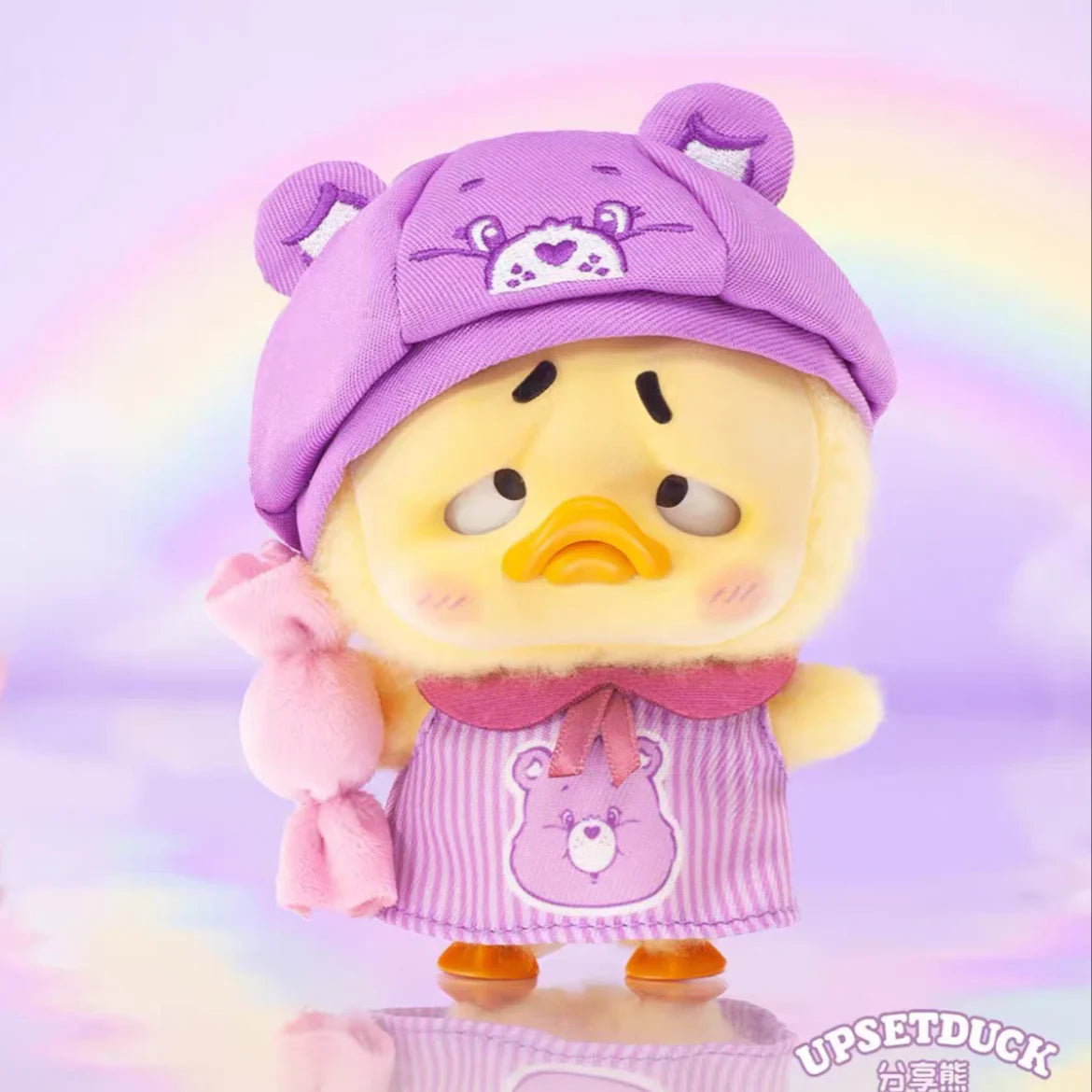Upset Duck x Carebear Sleeping Bear Plush Doll Blind Box