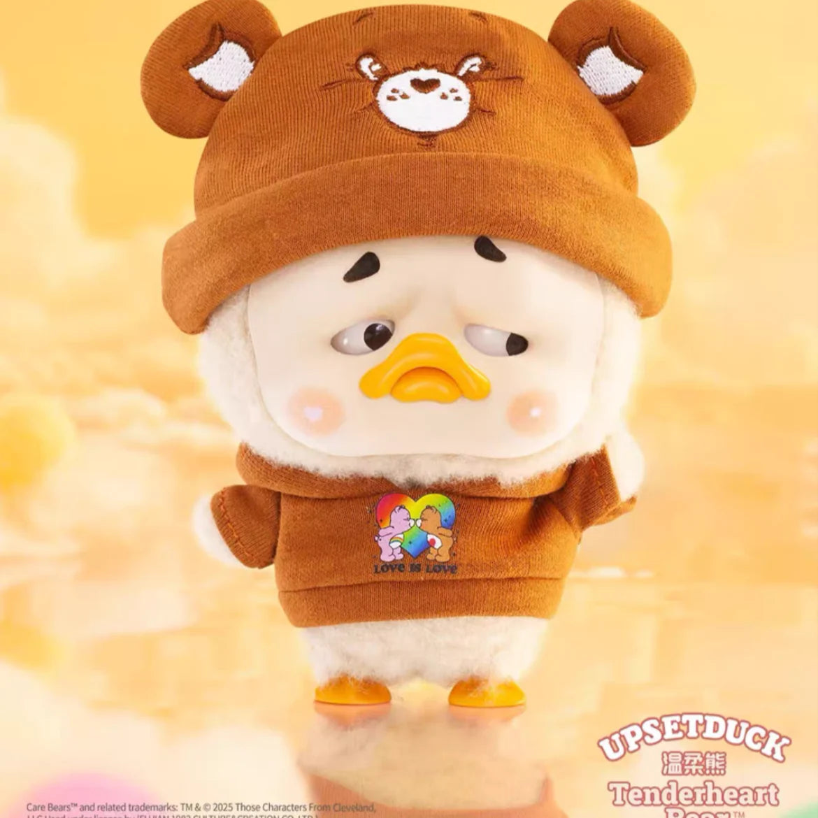 Upset Duck x Carebear Sleeping Bear Plush Doll Blind Box