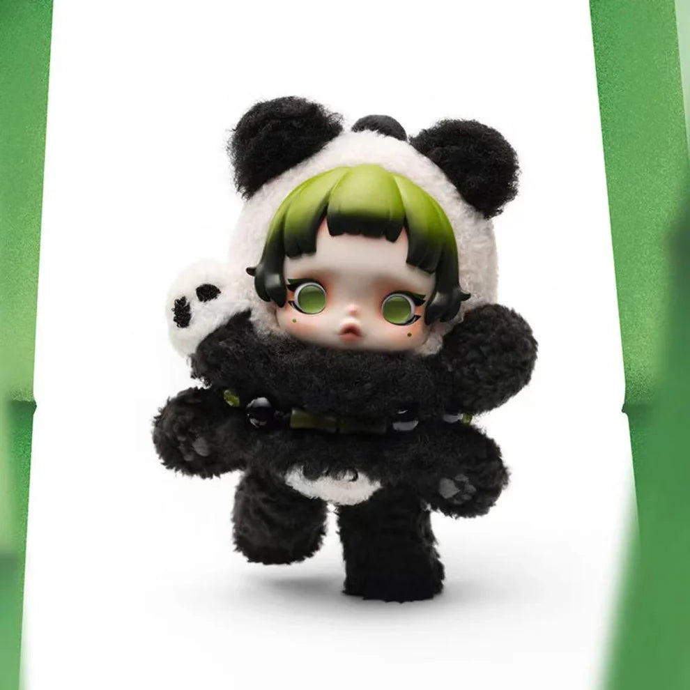 Skull Panda Lazy Panda Plush Doll Hanging Card Preorder 3-5days
