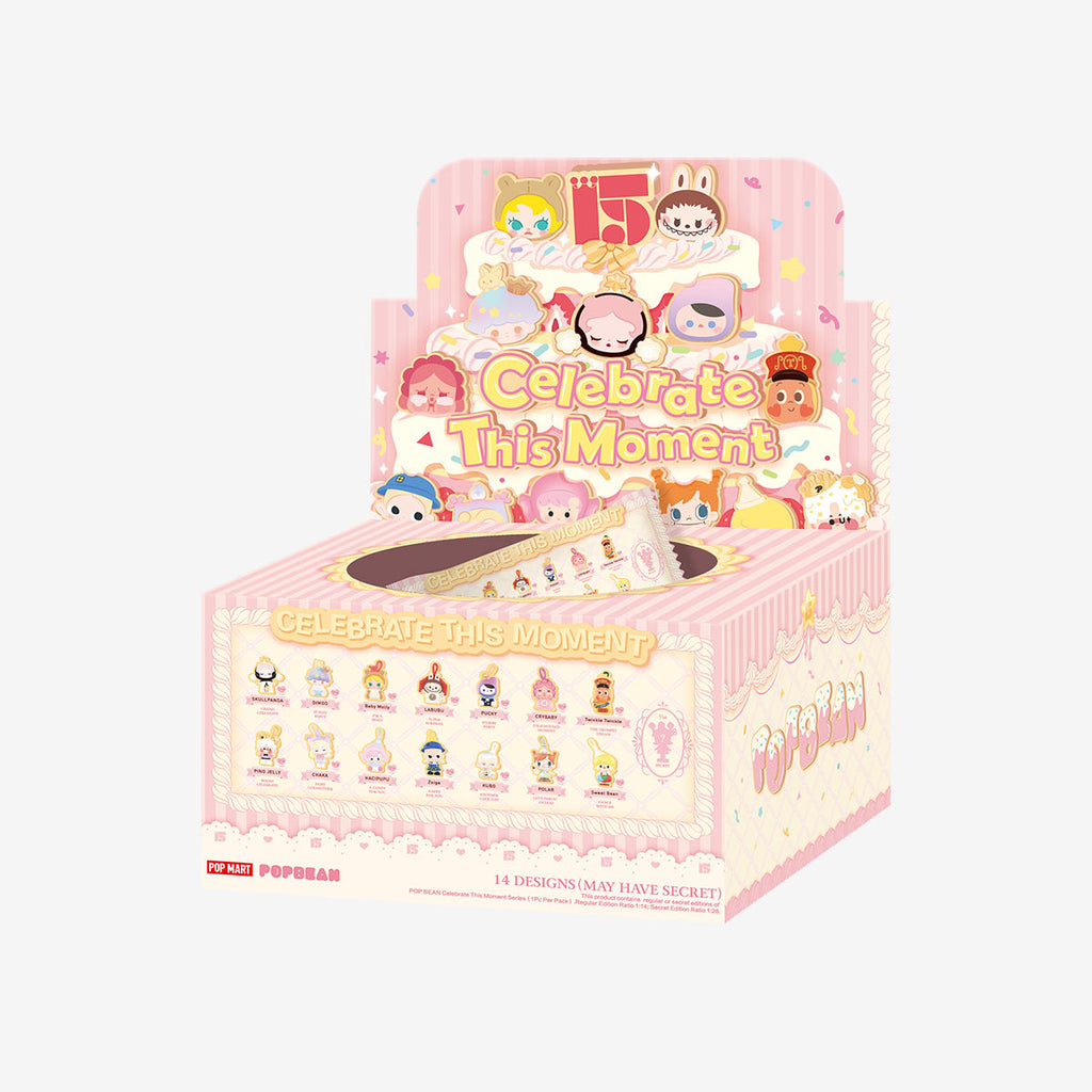 POP BEAN Celebrate This Moment Series - Trendy Mini Collectible Figurines