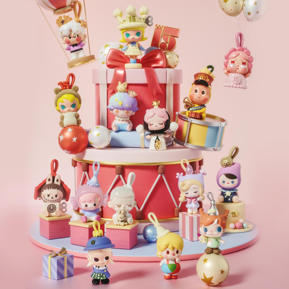 POP BEAN Celebrate This Moment Series - Trendy Mini Collectible Figurines