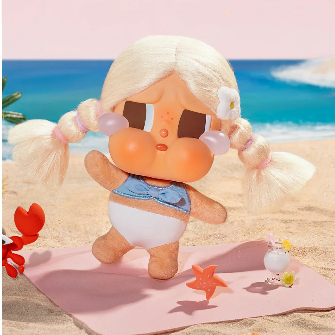 CRYBABY Vacation Mode On Series-Vinyl Plush Pendant Blind Box