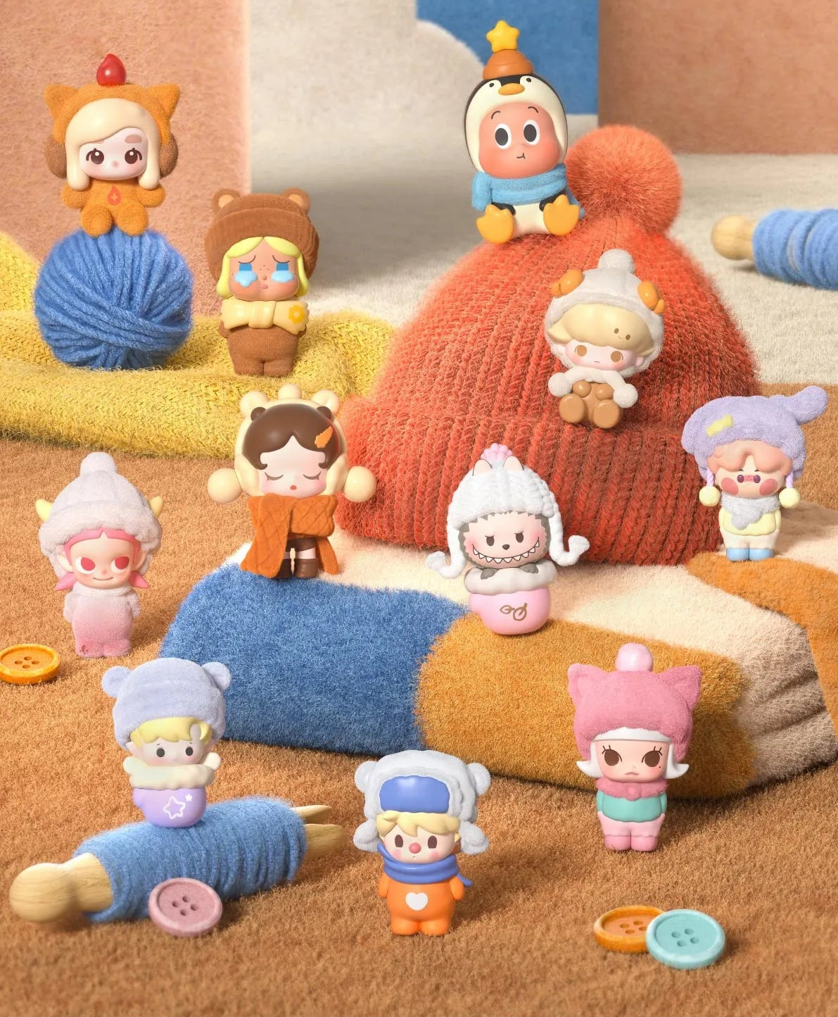 POP BEAN Fluffy & Cozy Series Blind Bag (1 PC Per Pack)