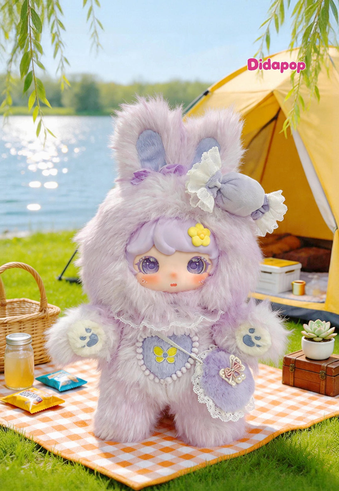 LUXI 600% Picnic Bunny Series Plush Blind Box