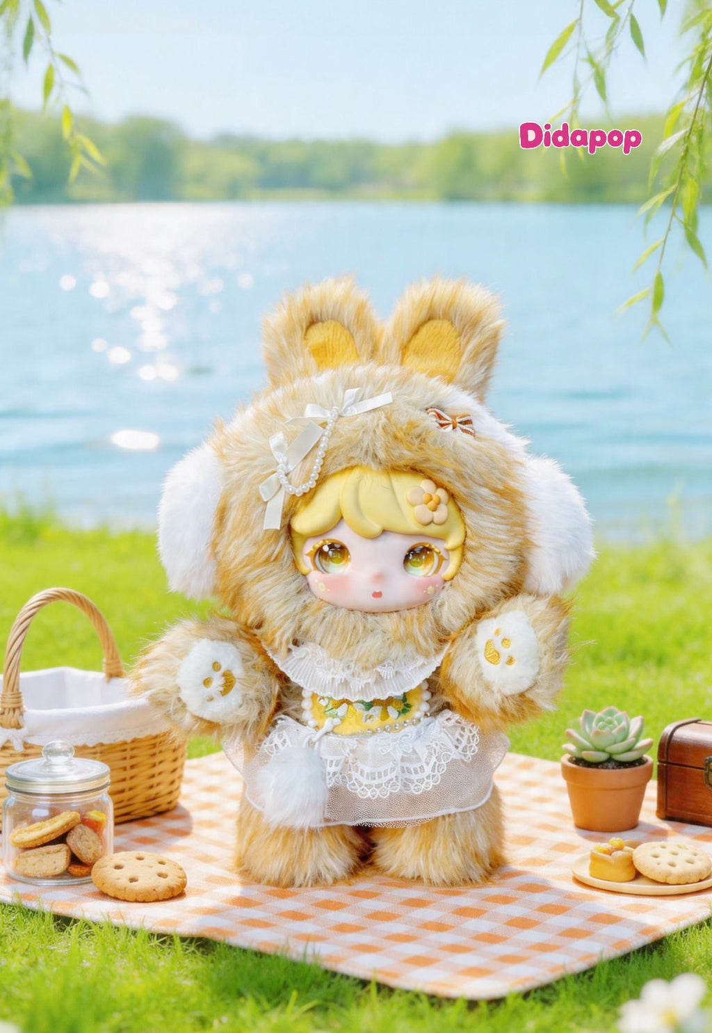 LUXI 600% Picnic Bunny Series Plush Blind Box