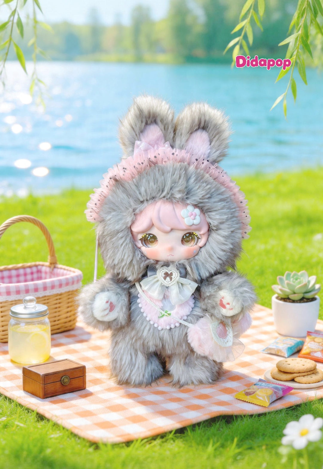 LUXI 600% Picnic Bunny Series Plush Blind Box