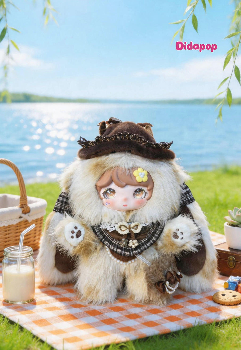 LUXI 600% Picnic Bunny Series Plush Blind Box