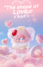 QOQO Heartbeat Moment Series Plush Pendant Card