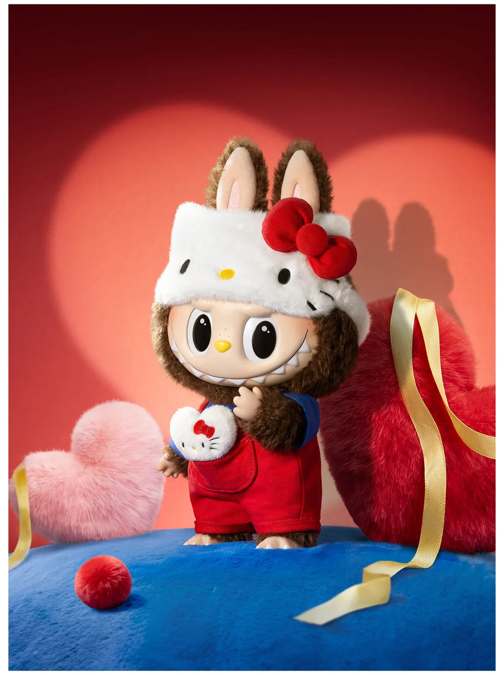 THE MONSTERS × HELLO KITTY - Vinyl Plush Doll Labubu