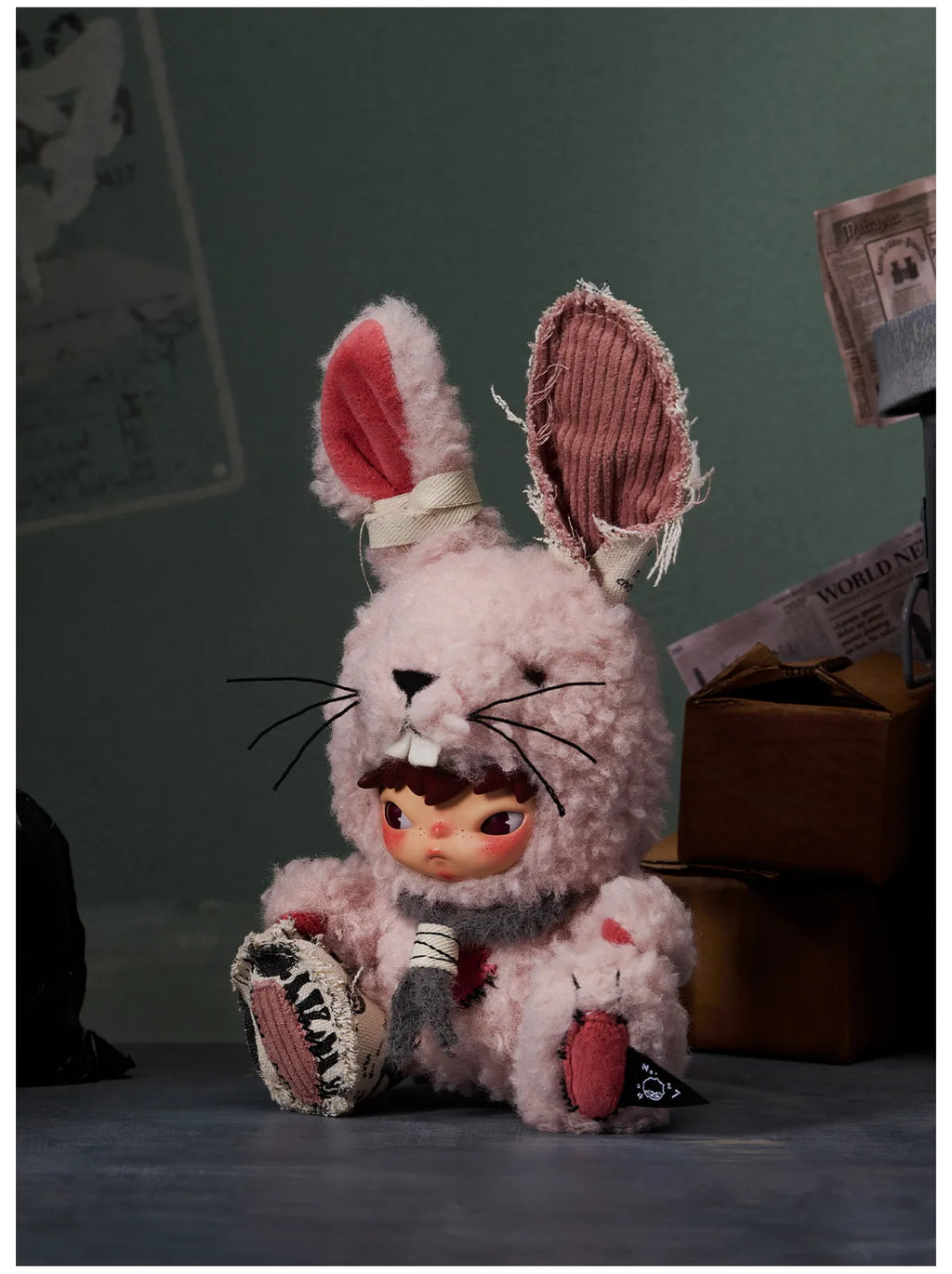 Hirono Little Hare Plush Doll Pendant(PRE-ORDER 3-5DAYS)