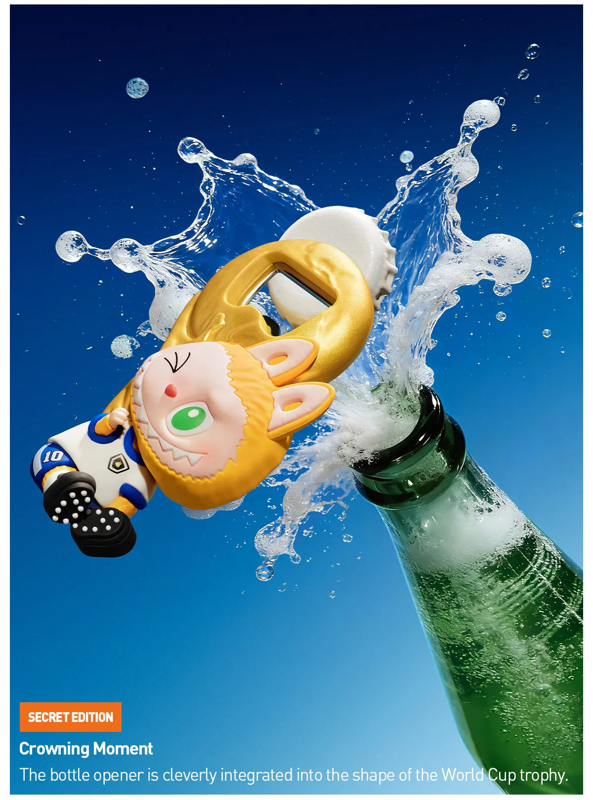 THE MONSTERS × FIFA SERIES - Bottle Opener Fridge Magnet Blind Box