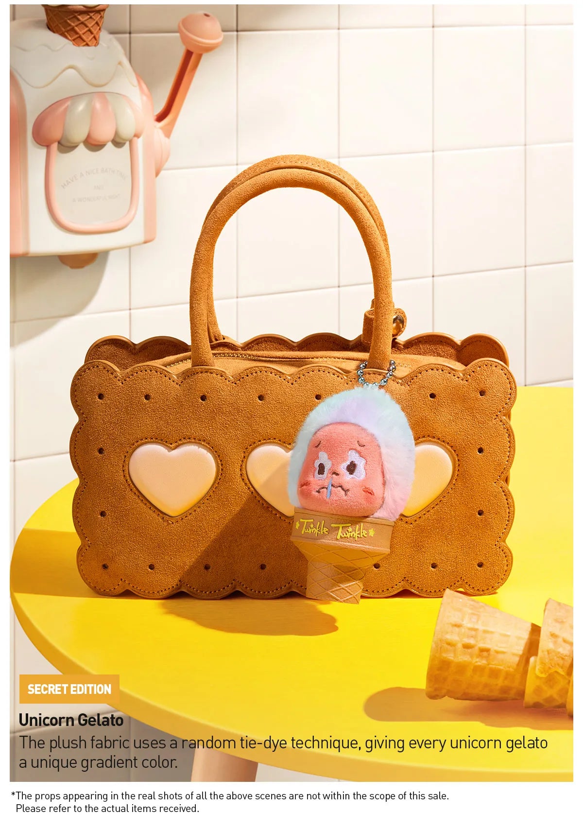 MOON GELATO Series-Ice Cream Plush Pendant Blind Box